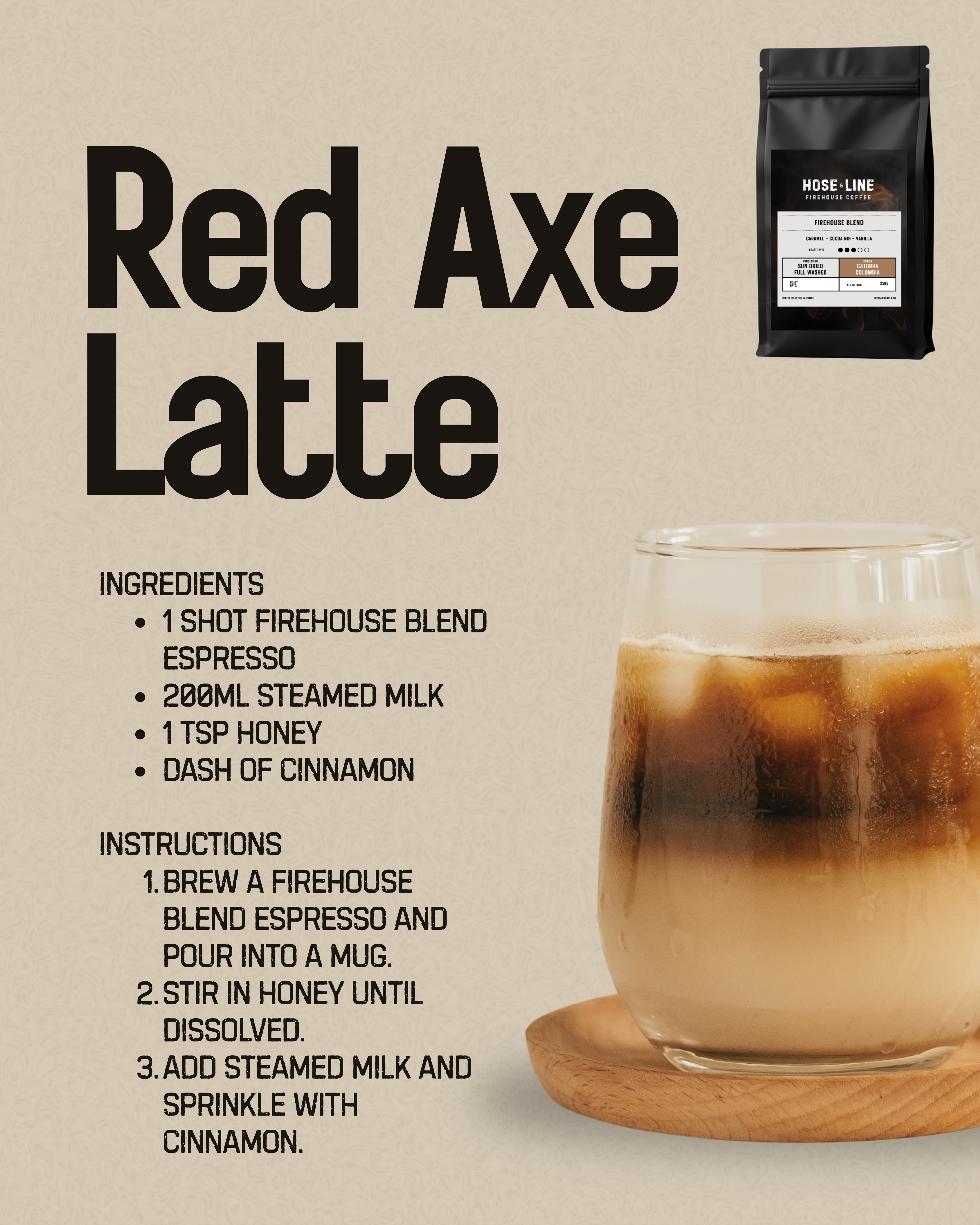 Red Axe Latte