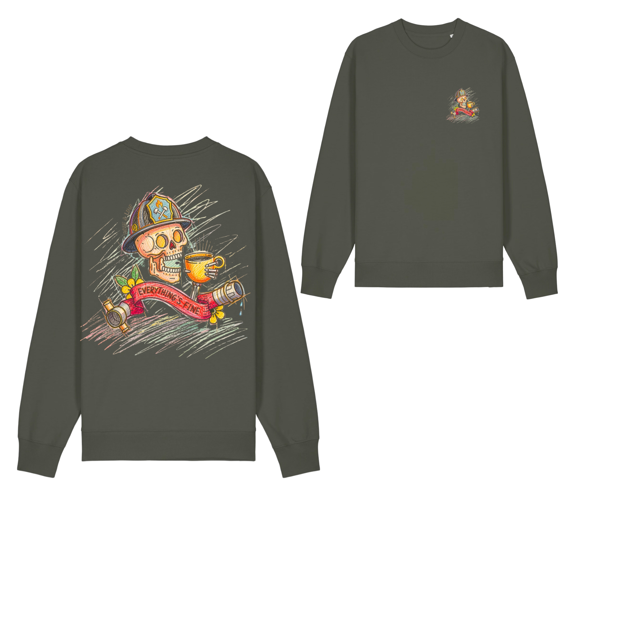 'EVERYTHING'S FINE' Mental Heath Charity Jumper- August Shipping
