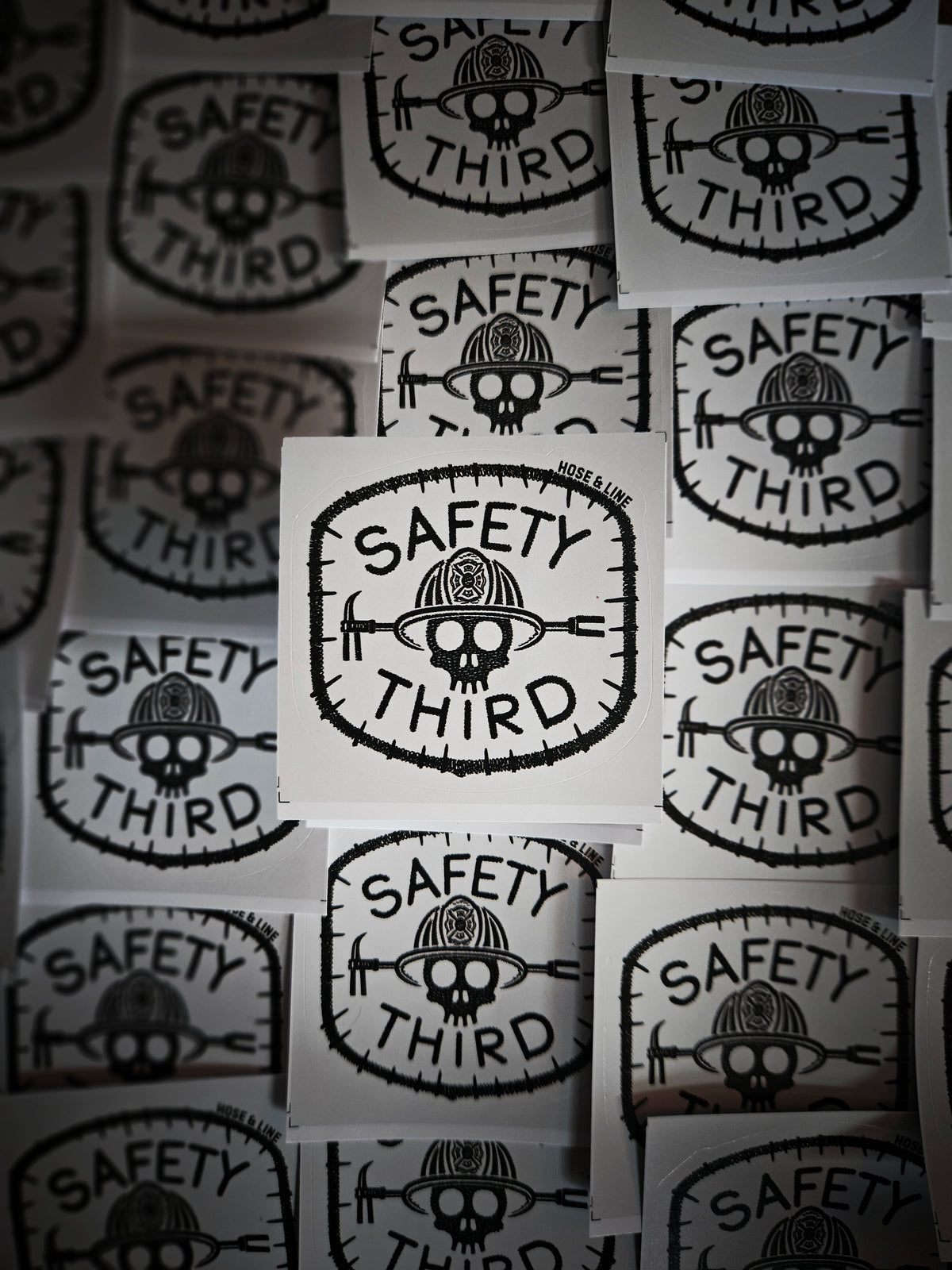 SAFETY THIRD STICKER