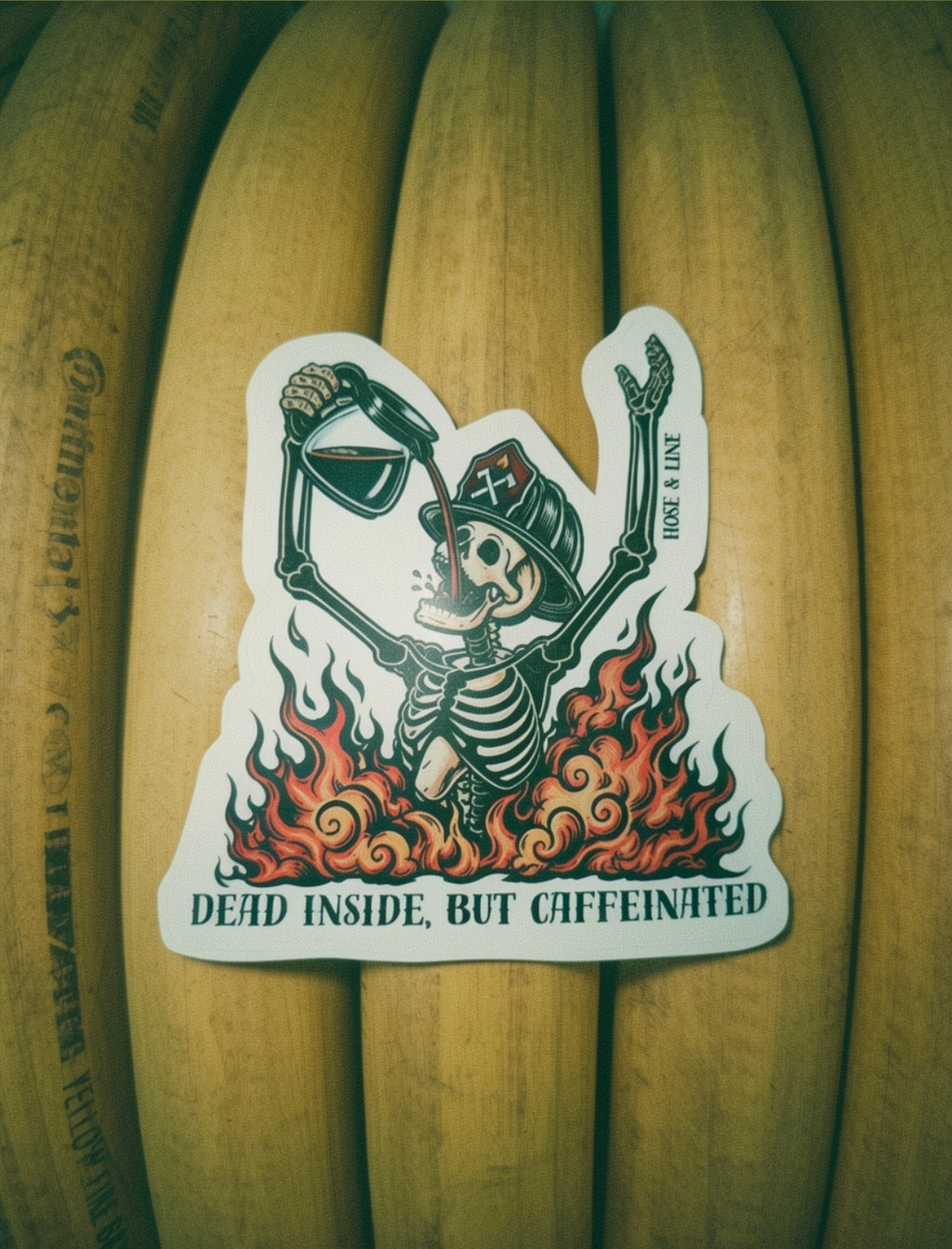 Sticker - Dead inside, but caffeinated
