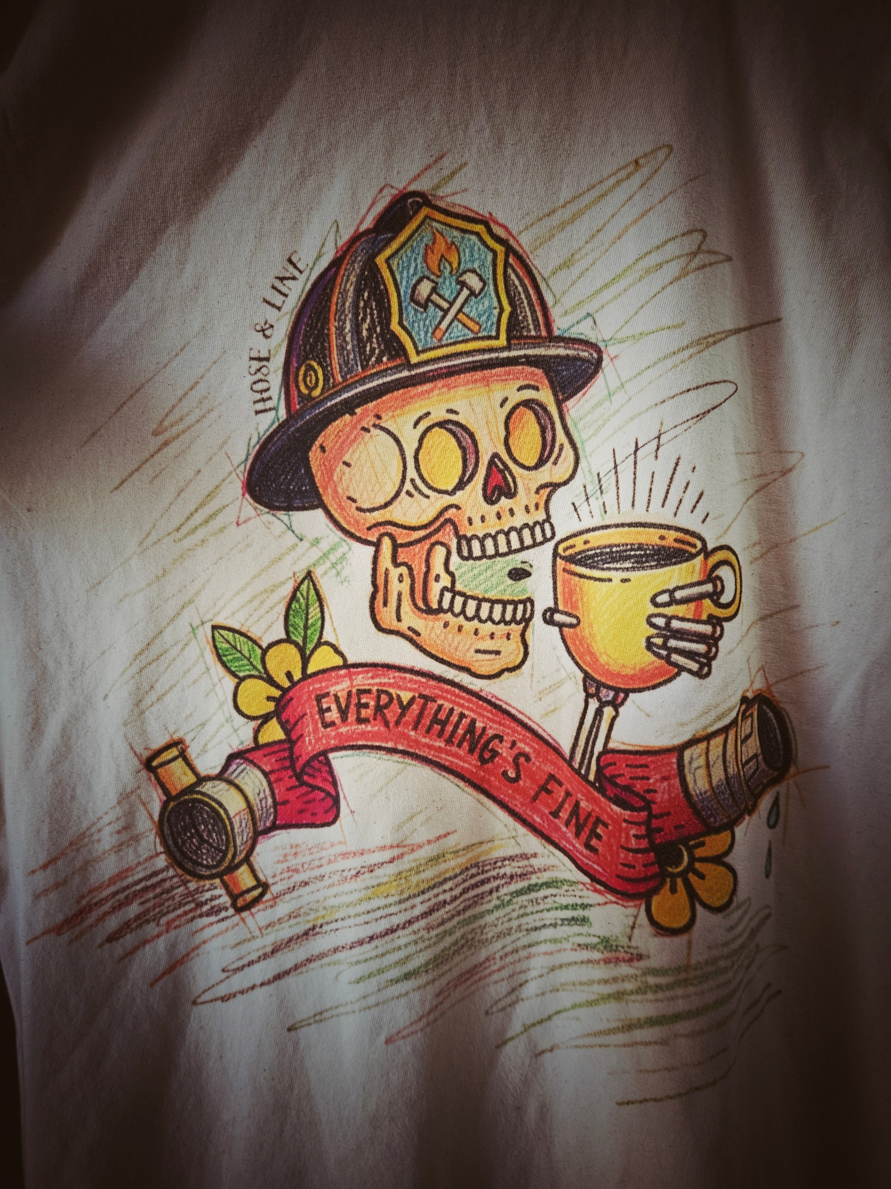 'EVERYTHING'S FINE' Mental Heath Charity Tee - August Shipping