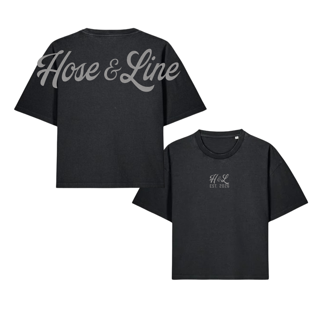 'Hose & Line Velvet' Boxy Tee [Christmas Delivery]